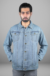 Denim Jacket - Sky Blue