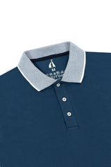 Royal Navy Admiral Polo with Jacquard Collar